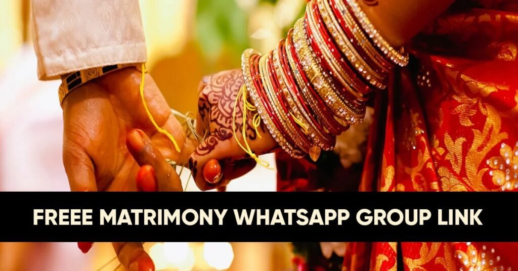 matrimony whatsapp group link